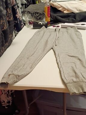Athletic Works Heather Gray Women's Jogger Sweatpants
